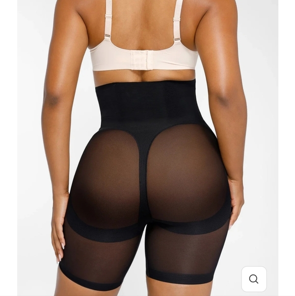 AirSlim® Black Mesh Smooth Butt-Lifting Shapewear - Picture 7 of 9